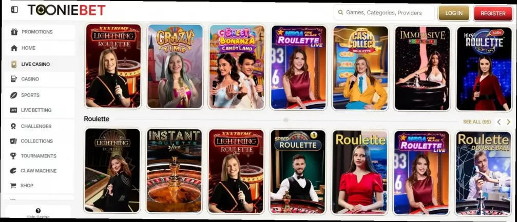 Tooniebet casino welcome bonus 3,500 CAD + 200 Free Spins